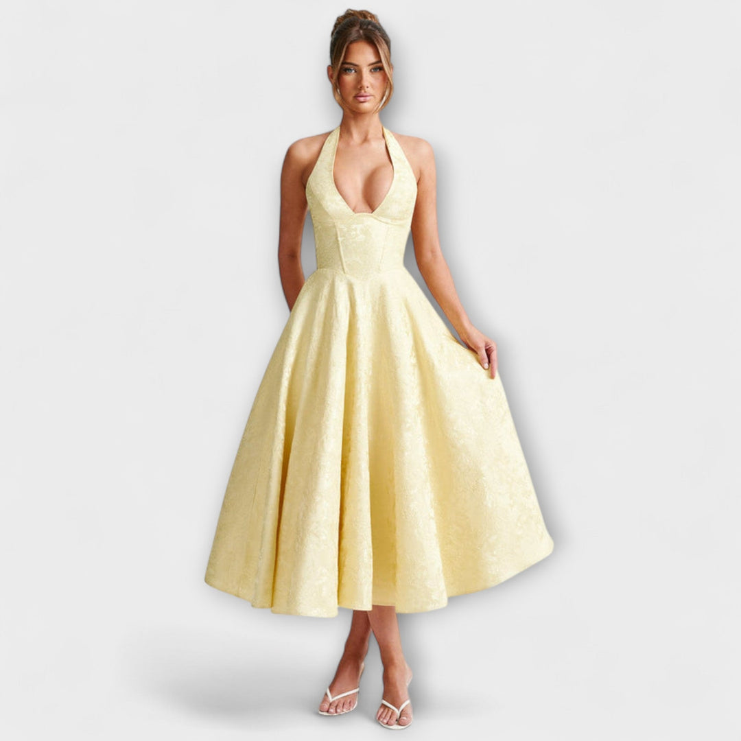 Catalina - Romantické Midi Šaty