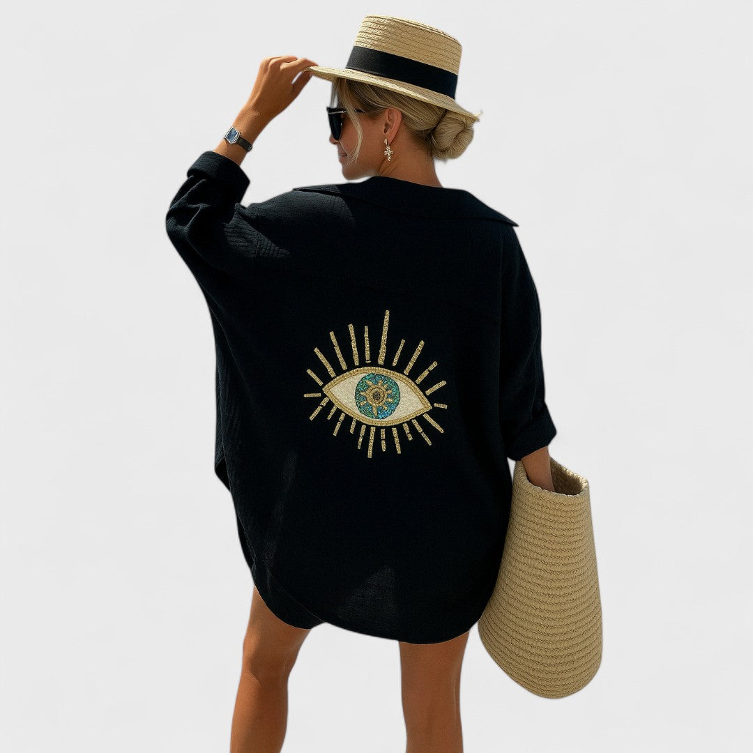 Irena - Casual Blůza ve stylu Ibiza