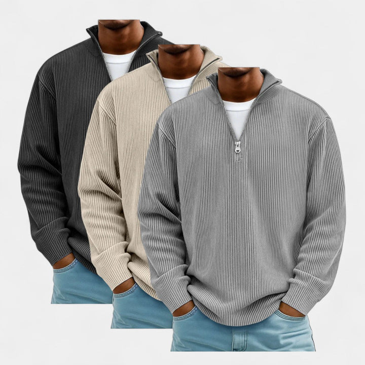 Martin – Trio stylových svetrů se zipem
