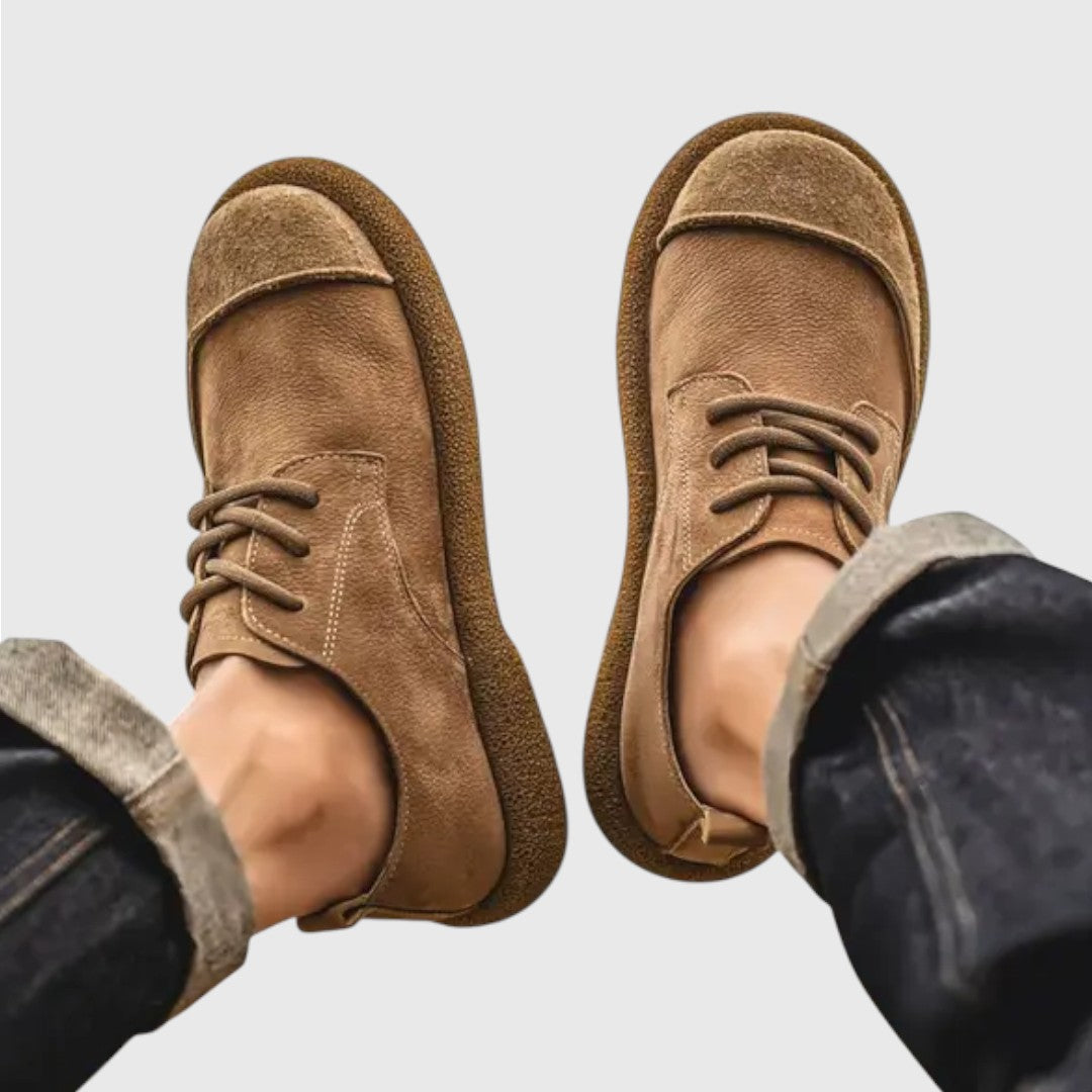 Santiago – Pánské ortopedické boty z pravé kůže