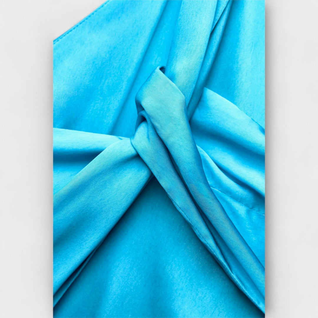 Arabella - Midi šaty na jedno rameno