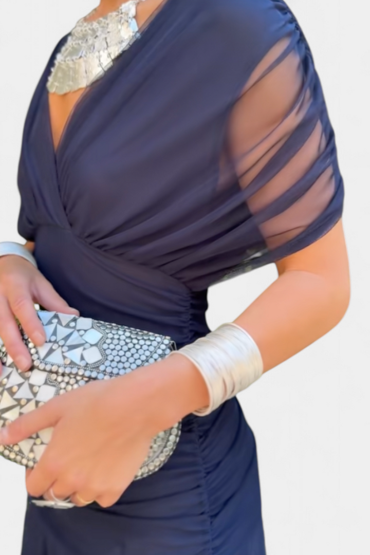 Eryzziah – Elegantní šaty s květinovým potiskem