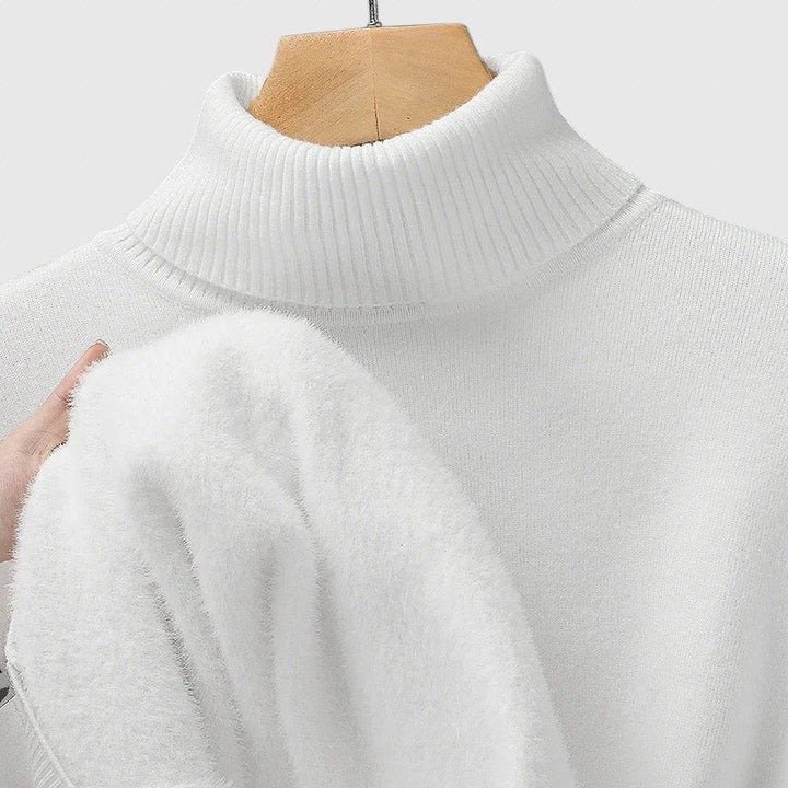 ARLO - Svetr z merino vlny s vysokým límcem