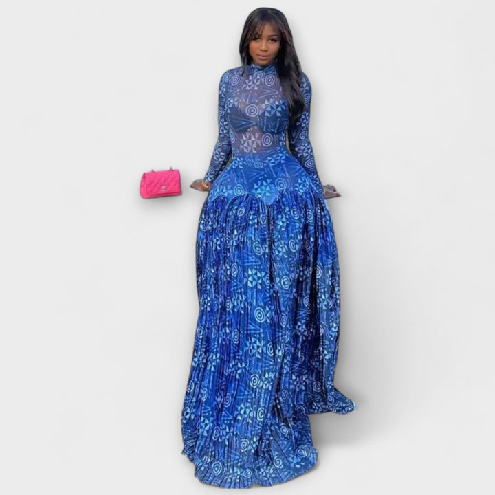 Mia - Maxi šaty s designem síťoviny Lily