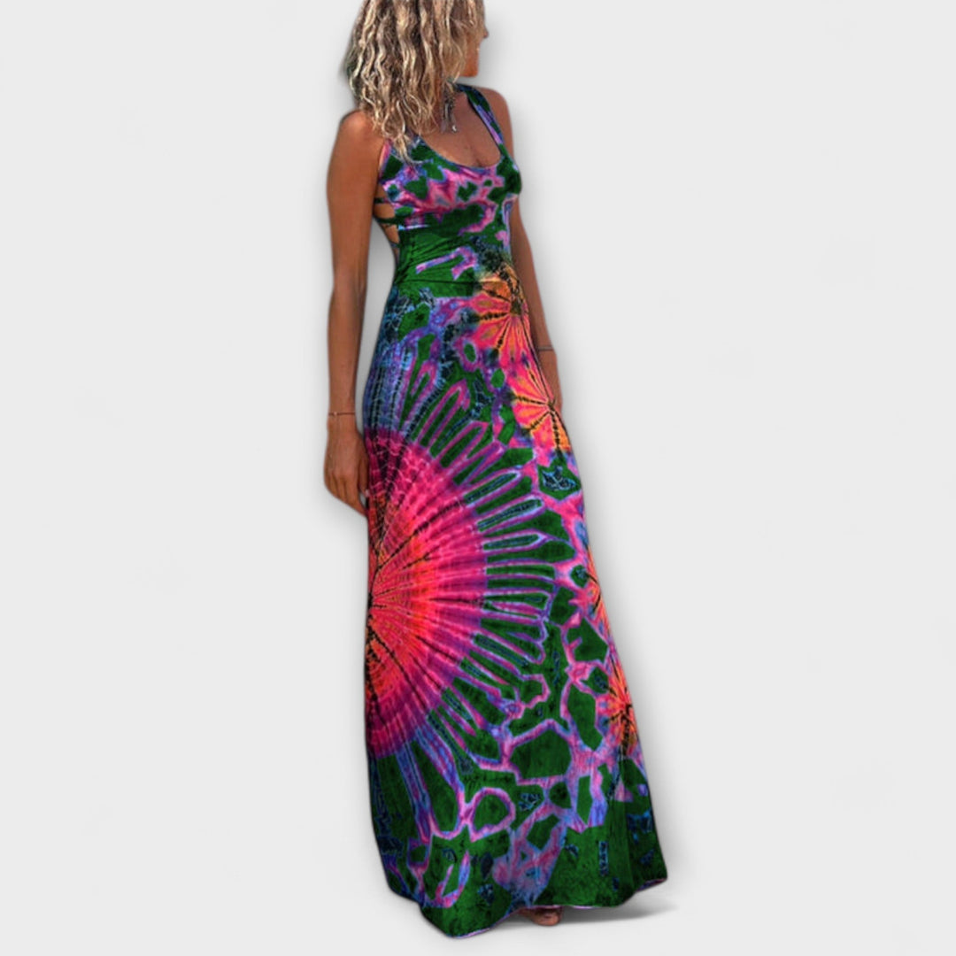 Ronja - La Bamba Tie-Dye Print Maxi Šaty