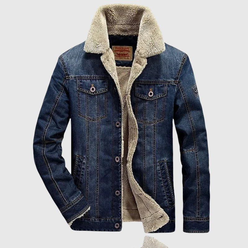 Bohumil - Džínová bunda s vnitřní podšívkou