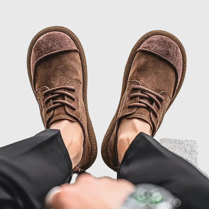 Santiago – Pánské ortopedické boty z pravé kůže