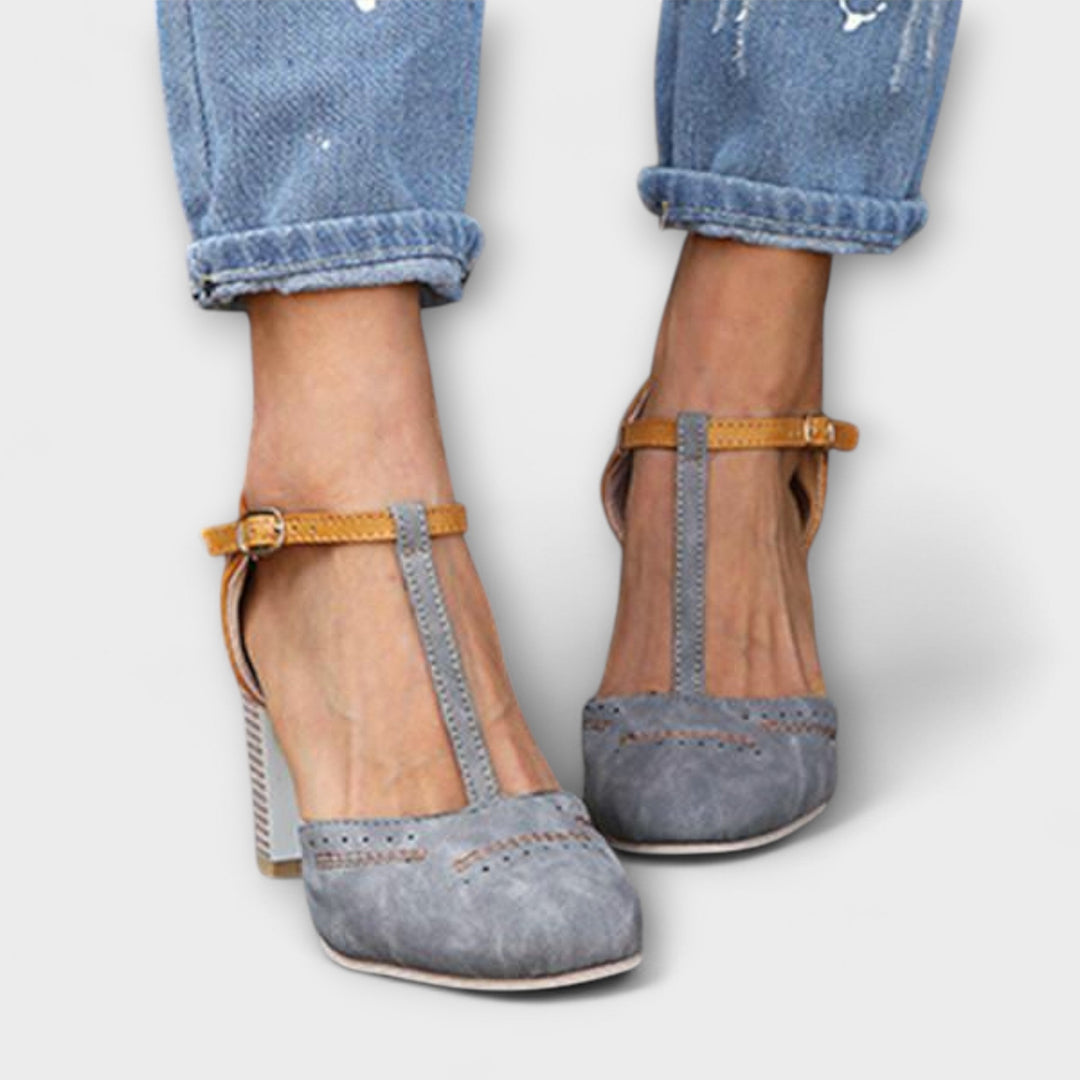 Aurora - Stylové ortopedické vysoké podpatky